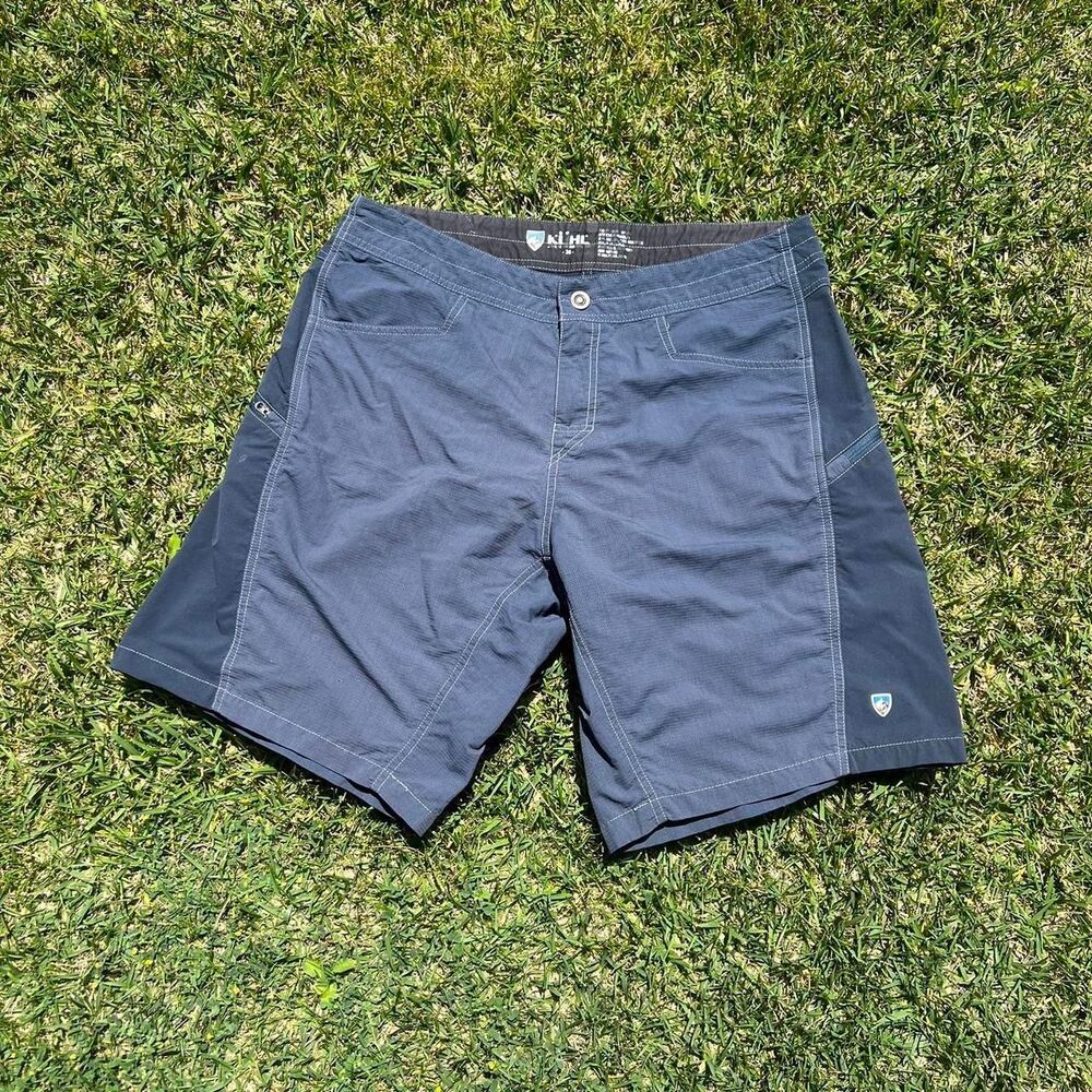 Kuhl gorpcore shorts navy y2k mens size 36